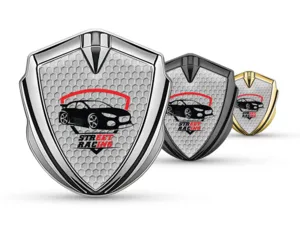 Emblem Silicon Badge Tuning Style Shiny Top